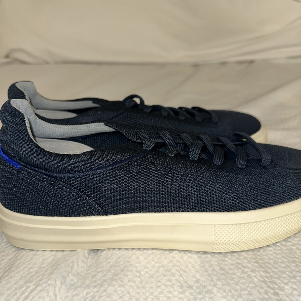 Rothy's Tennis Shoe Sneaker Navy W9, M 7.5 NWOT